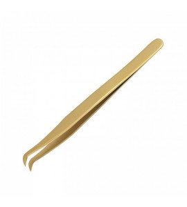 Gold titanium tweezers