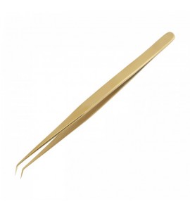 Gold titanium tweezers