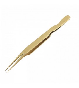 Gold titanium tweezers