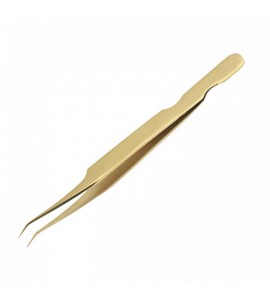 Gold titanium tweezers