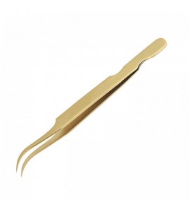 Gold titanium tweezers